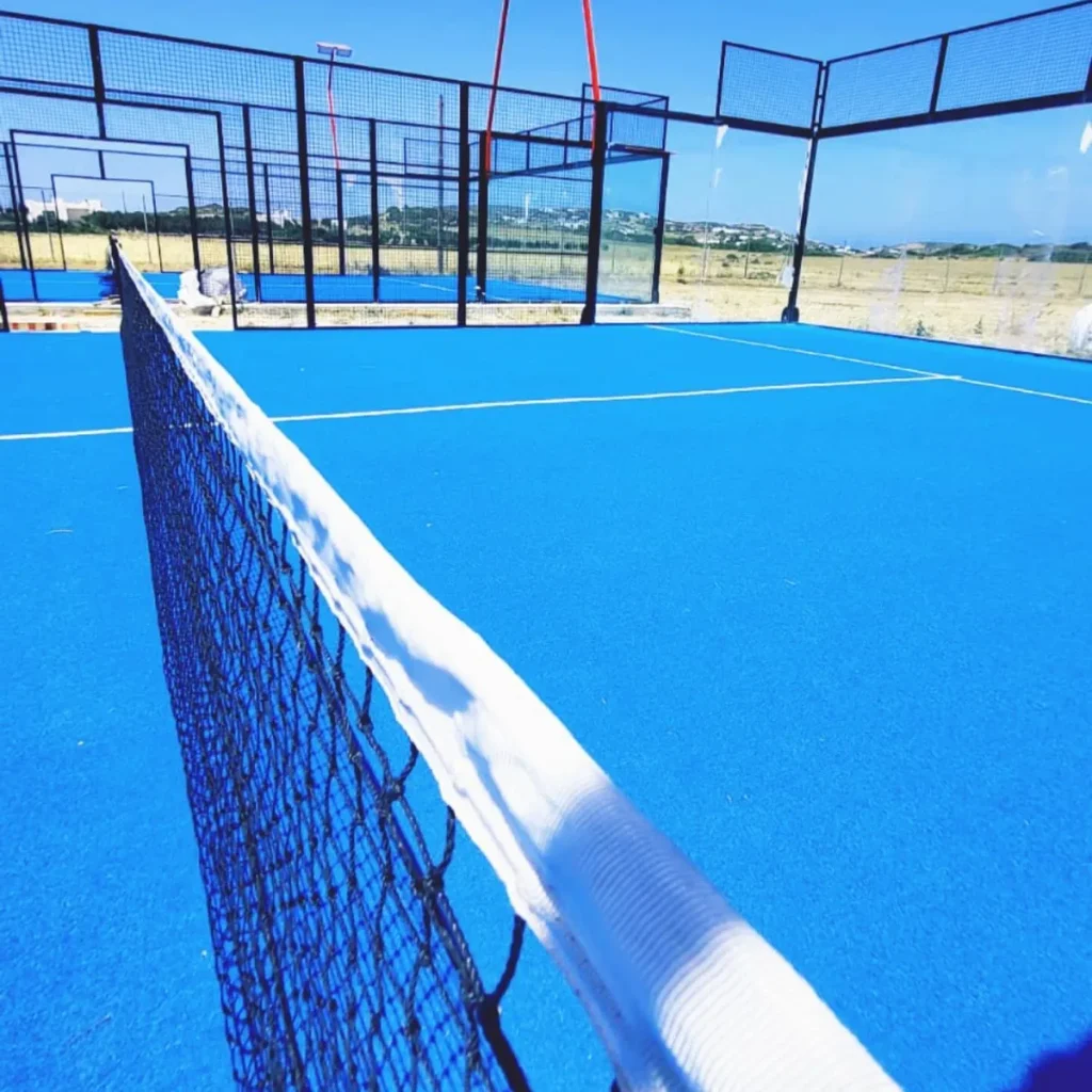 Playfield Paros outdoor blue padel courts in Asteras